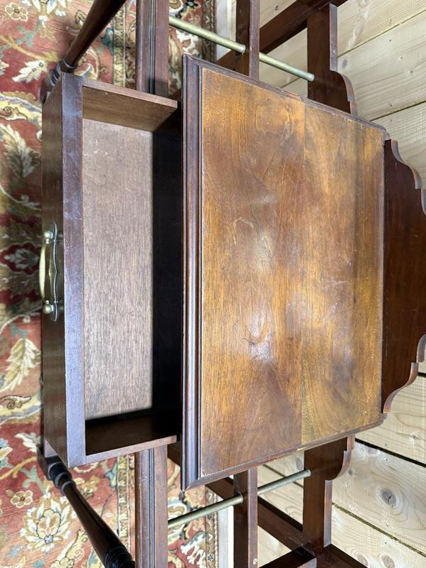 English Wardrobe In Solid Mahogany -photo-1