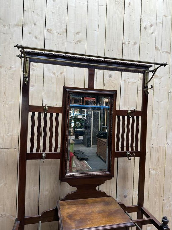 English Wardrobe In Solid Mahogany -photo-2