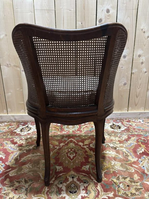 Louis XV Style Caned Office Chair-photo-4