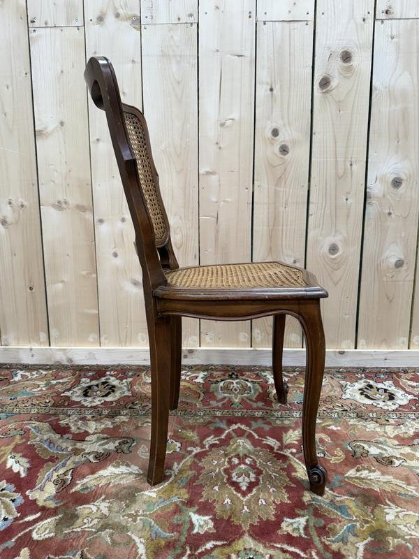 Set Of 6 Louis XV Style Cane Chairs -photo-3