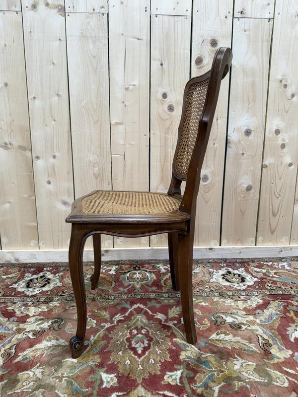 Set Of 6 Louis XV Style Cane Chairs -photo-4
