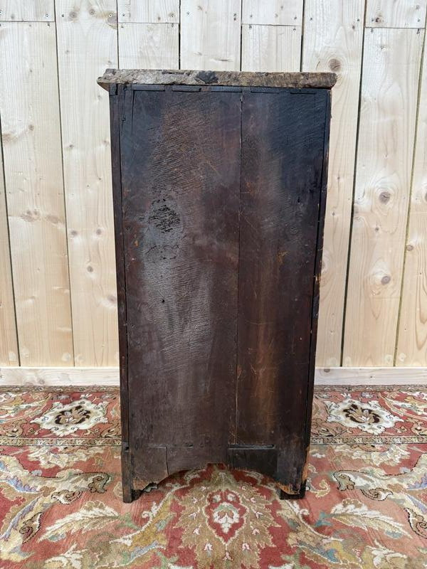 Louis XVI Period Marquetry Corner Cabinet -photo-4