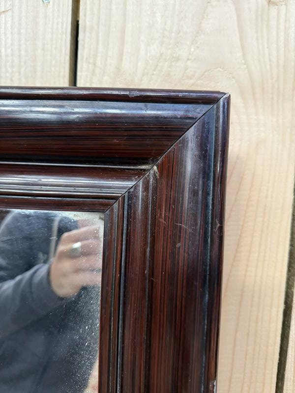 Miroir en bois style Palissandre miroir mercure. -photo-2