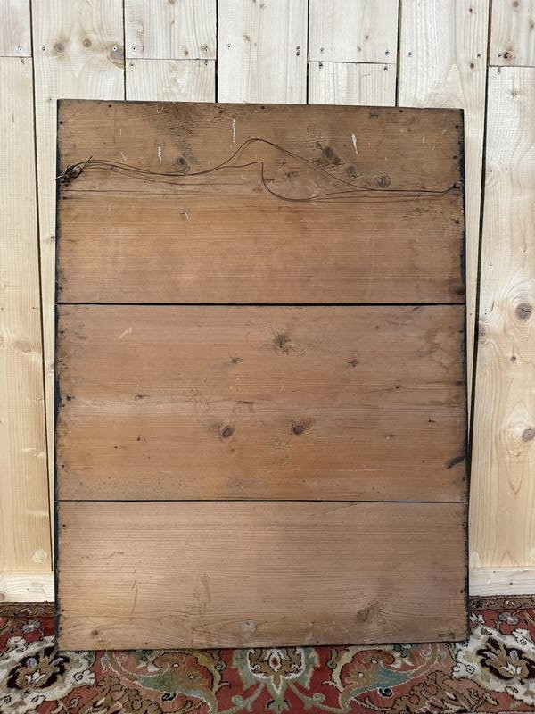 Miroir en bois style Palissandre miroir mercure. -photo-3