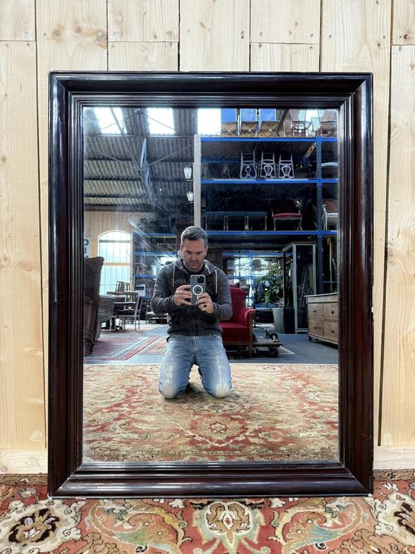 Miroir en bois style Palissandre miroir mercure. 