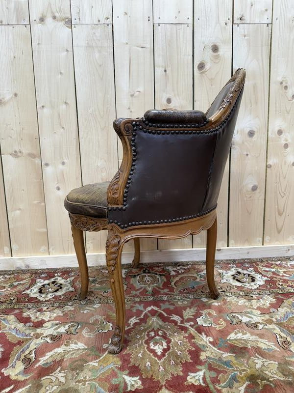 Fauteuil de bureau style Louis XV style "Couillard"-photo-3