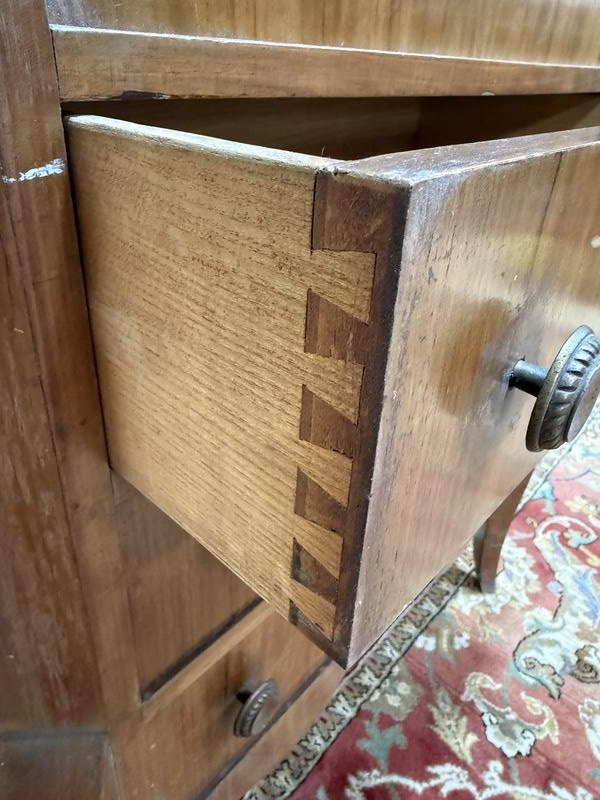 Secrétaire époque Art Déco en placage de noyer-photo-4