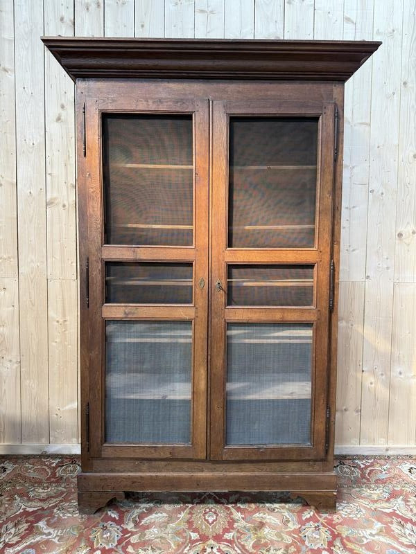 Louis Philippe Period Solid Oak Wardrobe / Pantry 