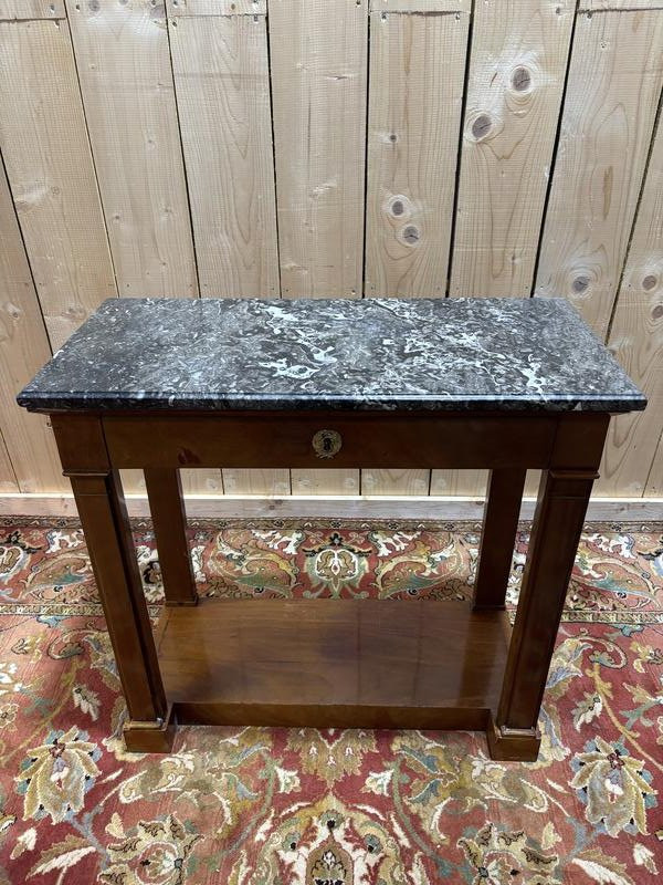 Empire Period Mahogany Console Table-photo-2