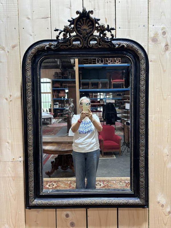Napoleon III Mirror With Pediment-photo-4