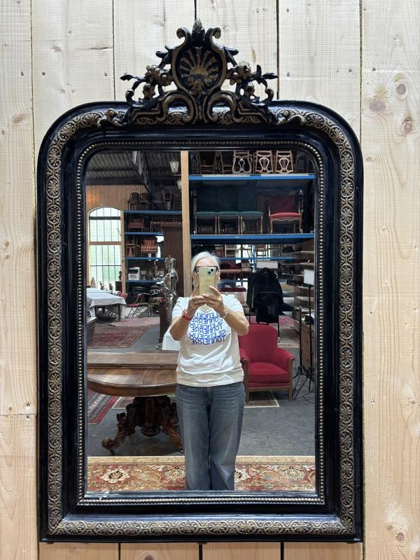 Napoleon III Mirror With Pediment