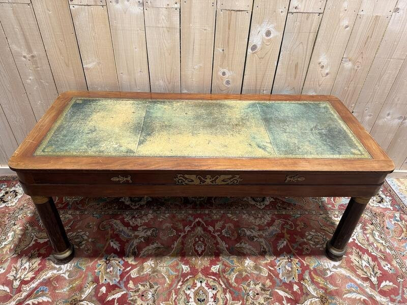 Empire Period Mahogany Bureau Plat -photo-1