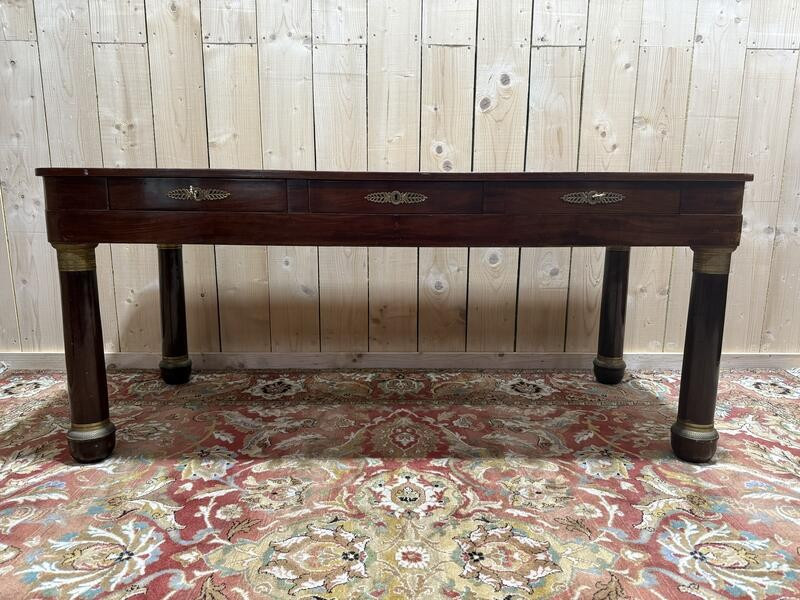 Empire Period Mahogany Bureau Plat 