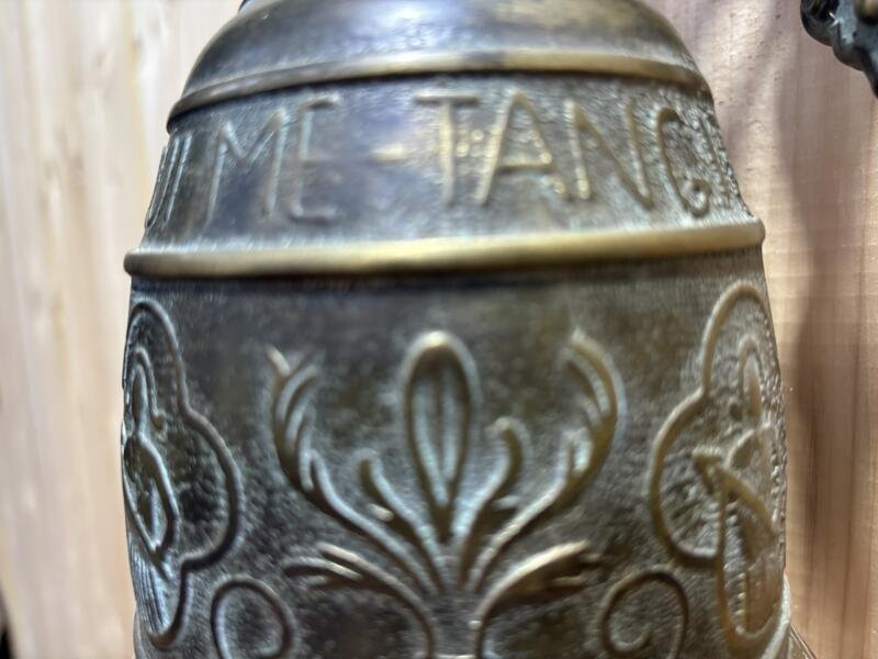 Bronze Entrance Bell On Gallows -photo-1