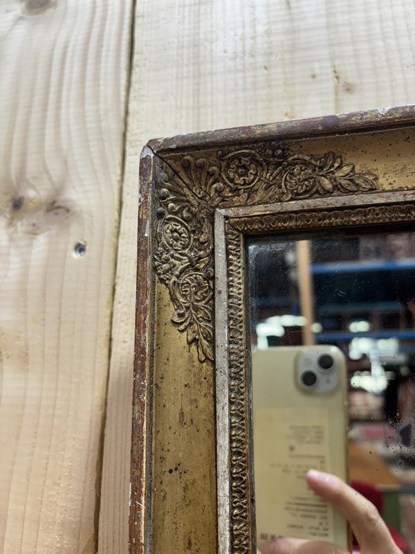 Miroir carré époque restauration-photo-2
