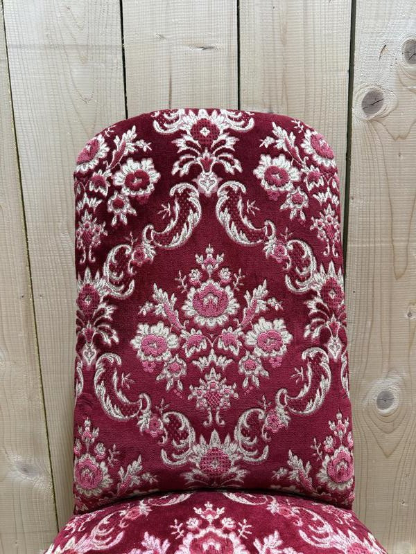 Suite de 6 chaises époque Napoléon III en acajou -photo-1
