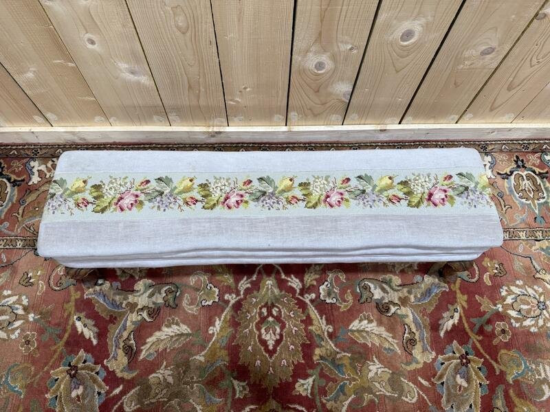 Petit banc d'appoint - repose pied époque Louis Philippe -photo-1