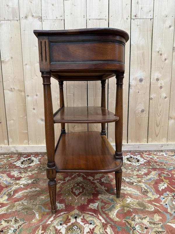 Console de style Louis XVI en acajou massif -photo-1