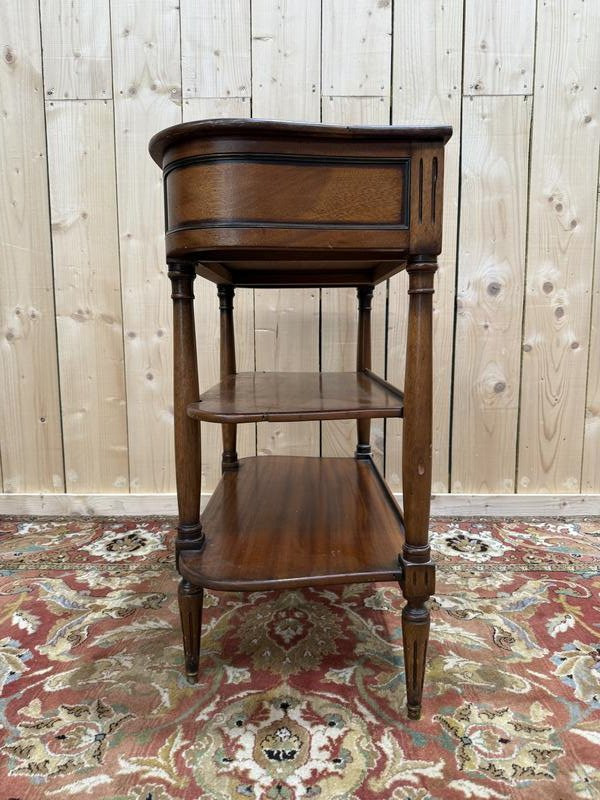 Console de style Louis XVI en acajou massif -photo-2