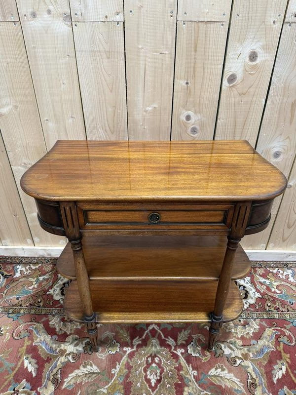 Console de style Louis XVI en acajou massif -photo-3