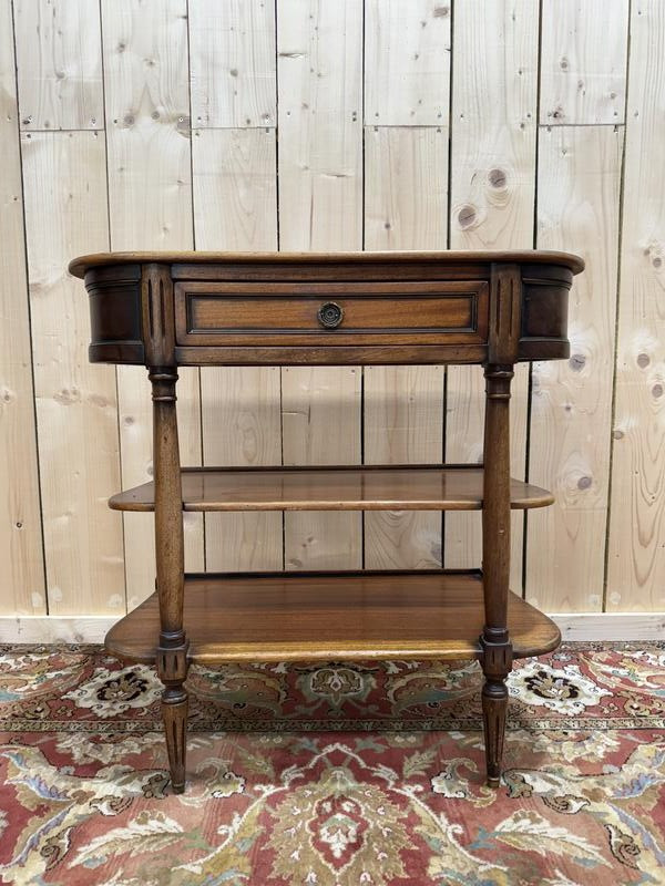 Console de style Louis XVI en acajou massif 