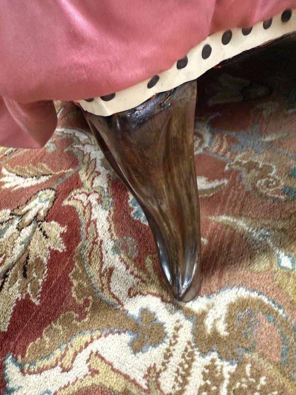 Suite de 4 fauteuils crapaud époque Napoléon III-photo-3