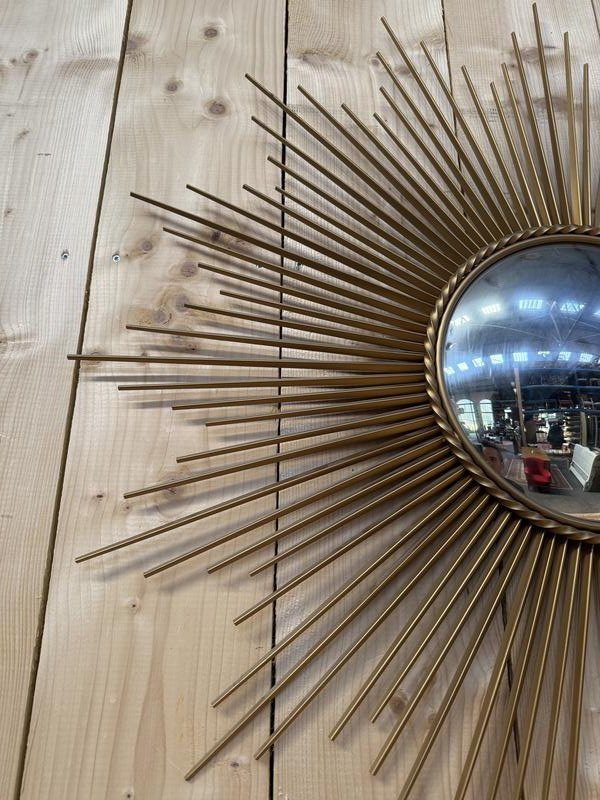 Curved Witch Mirror Signed Chaty Vallauris-photo-2