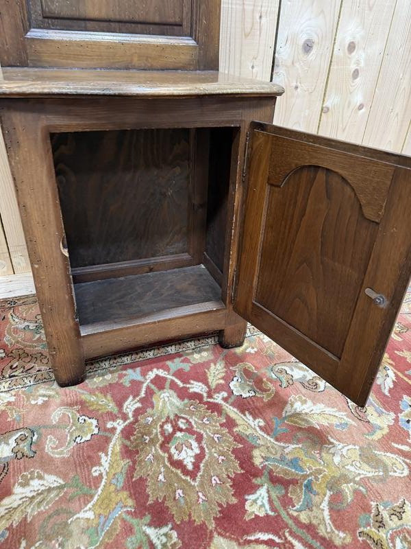 Louis XIV Style Oak Cloakroom / Coat Rack With Chest -photo-2