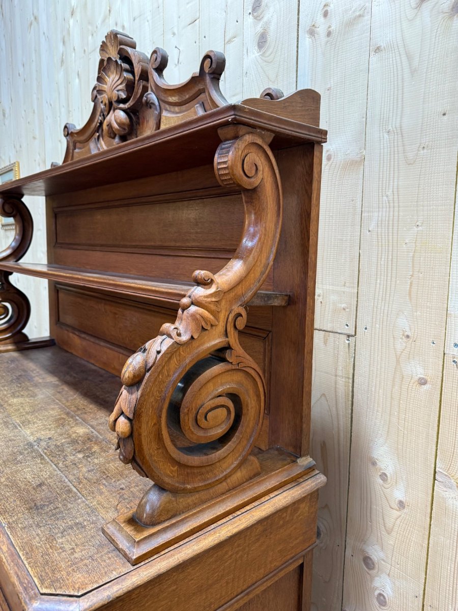 Buffet Louis Philippe "Saint-Hubert" en Chêne -photo-2