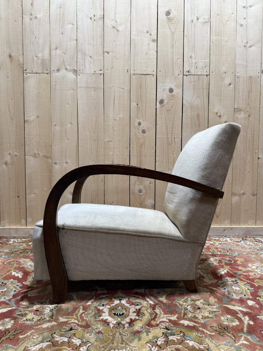 Art Deco Style Lounge Chair-photo-4