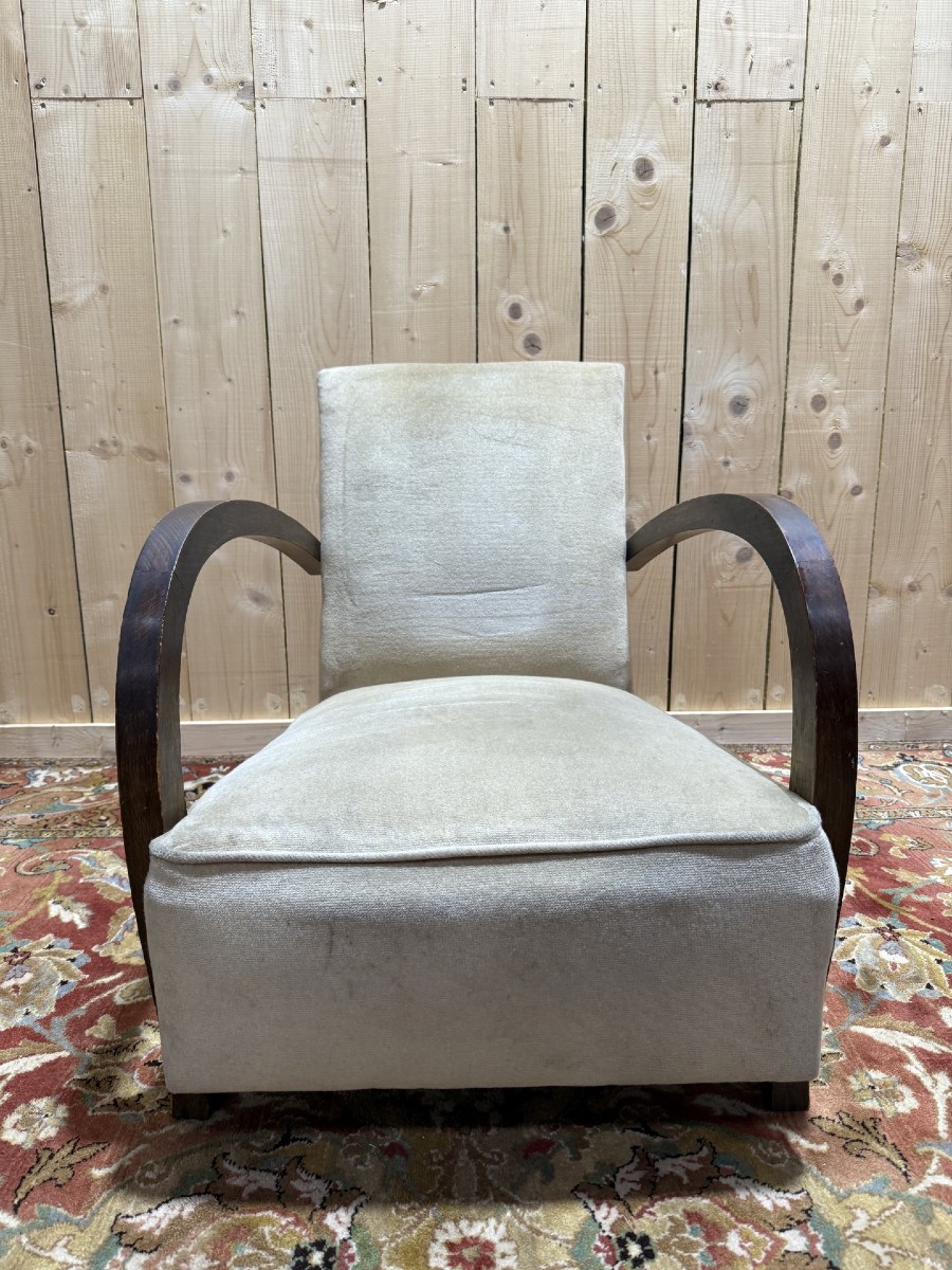 Art Deco Style Lounge Chair