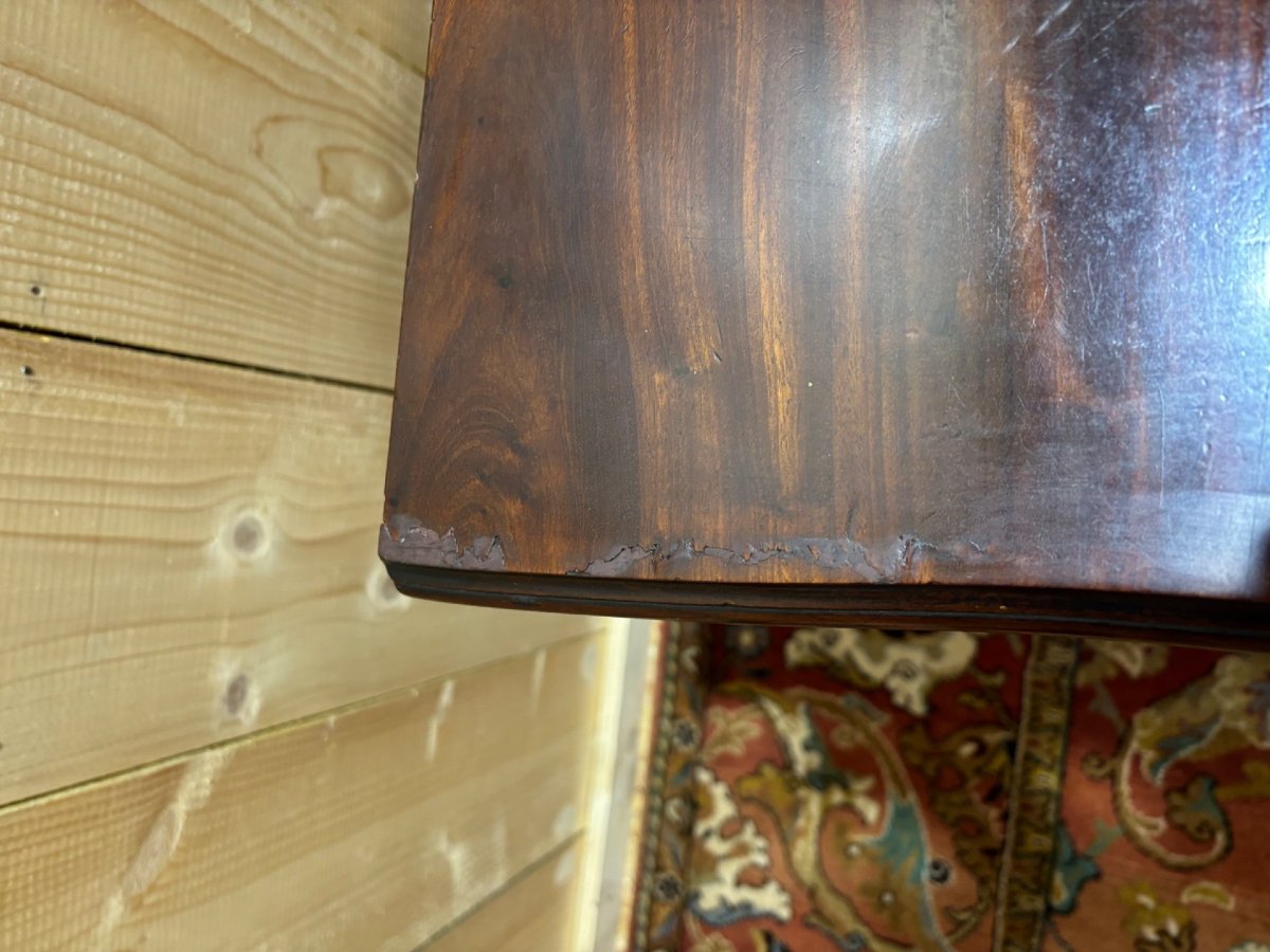 Table à jeux en acajou-photo-7