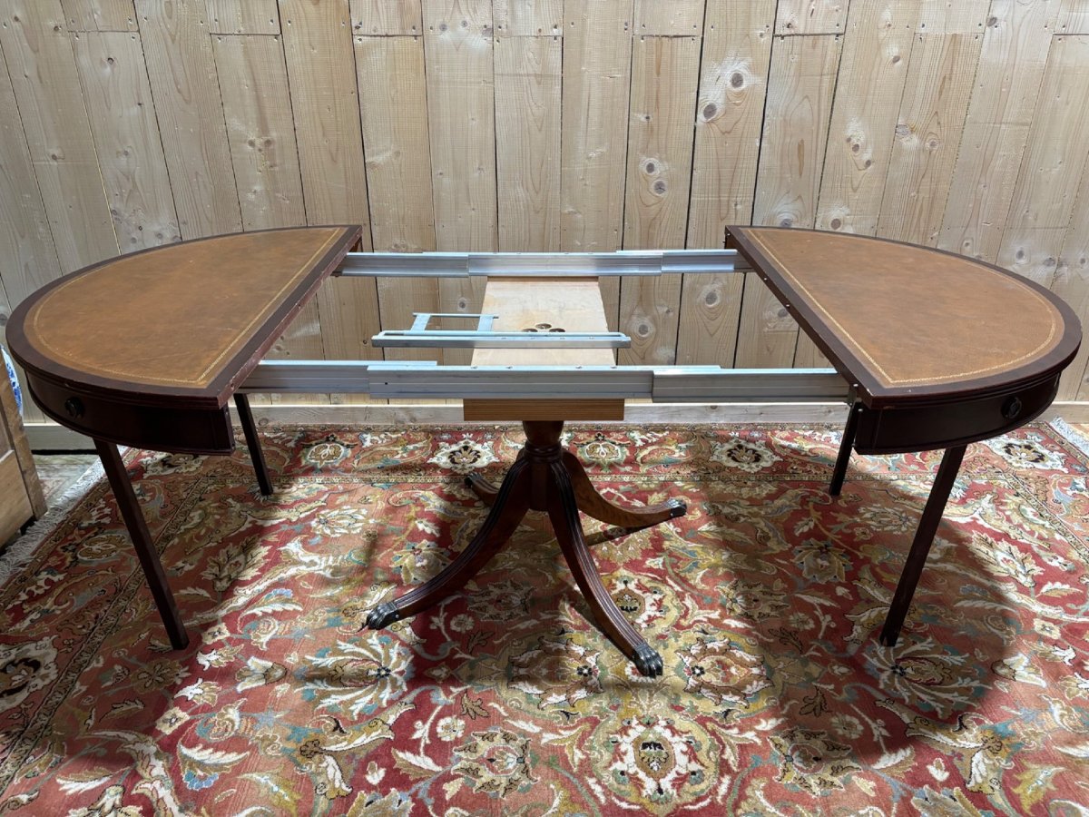 Table à manger à tambour de style anglais-photo-1
