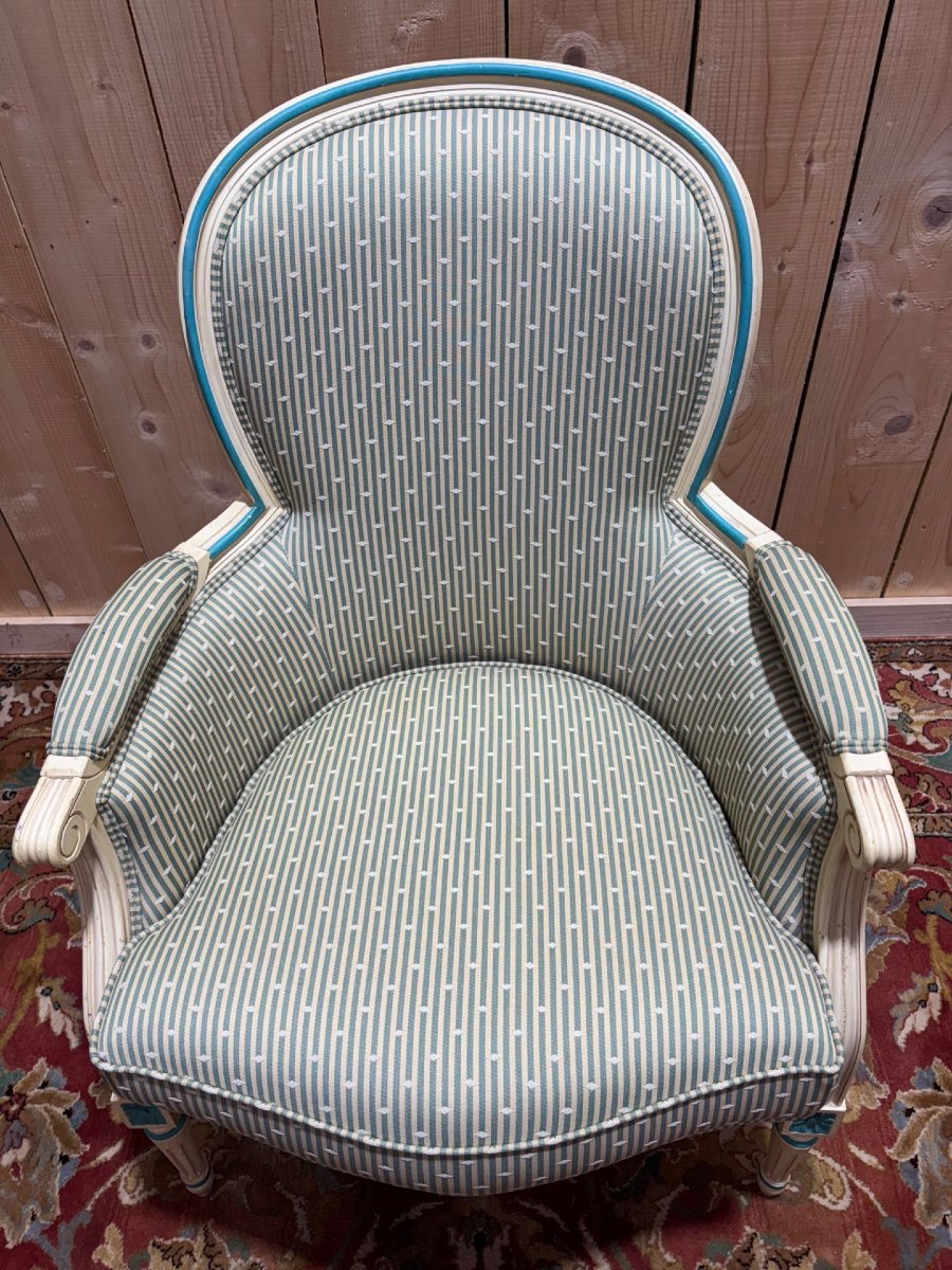 Louis XVI Style Bergère-photo-2