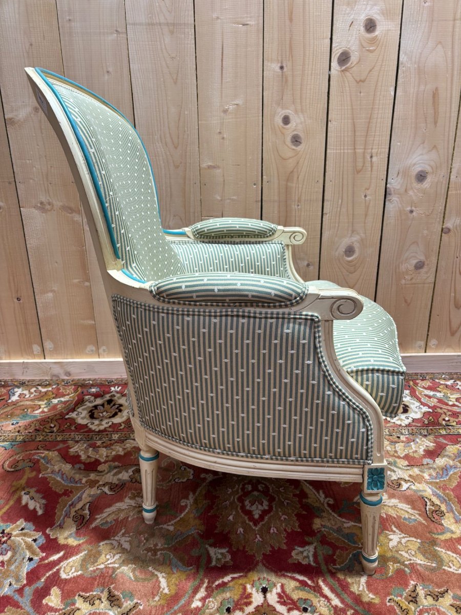 Louis XVI Style Bergère-photo-3