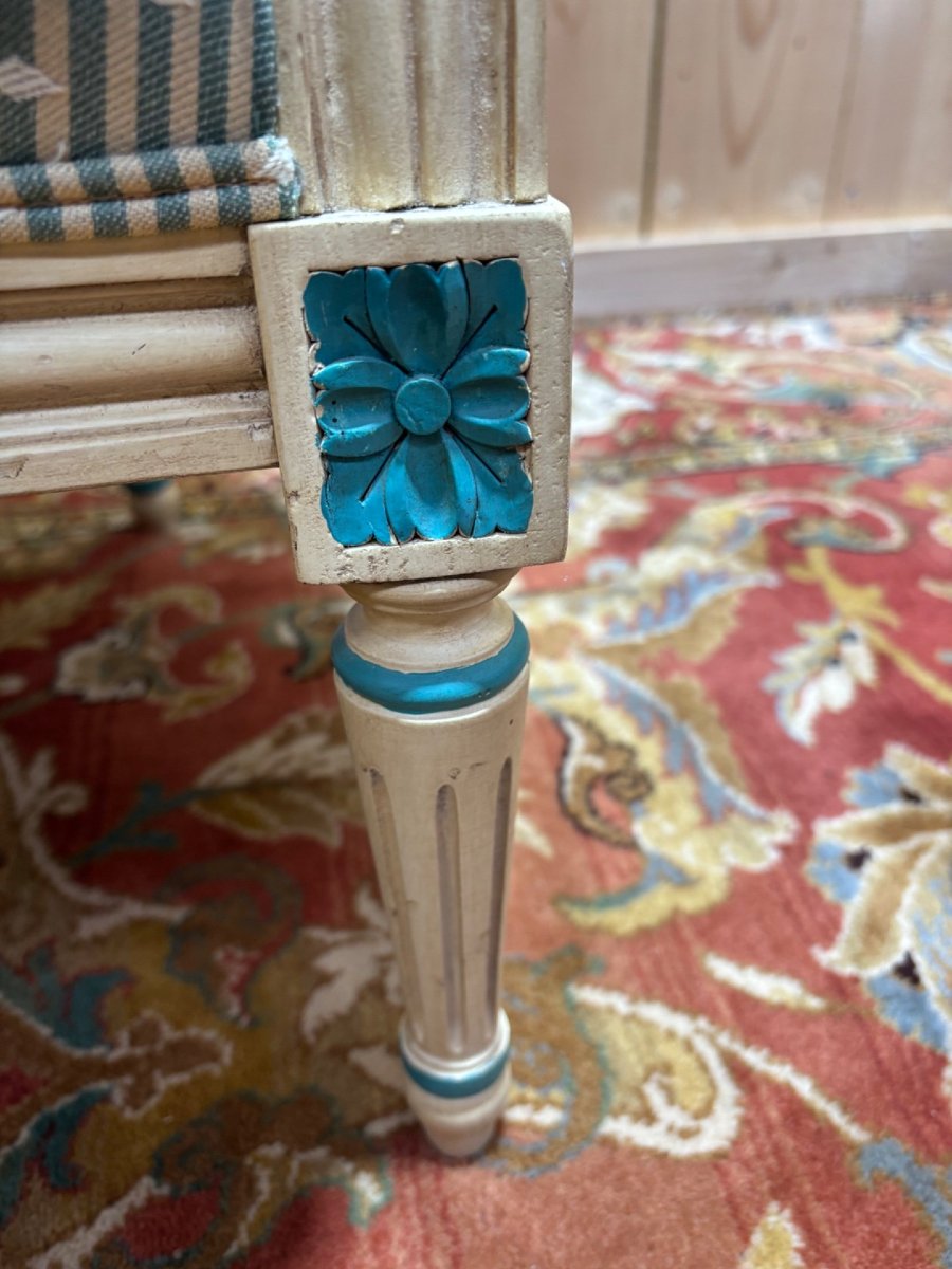 Louis XVI Style Bergère-photo-4