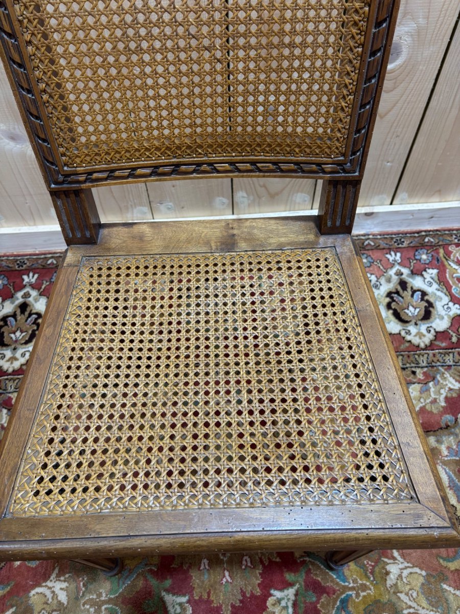 Set Of 6 Louis XVI Style Chairs-photo-1