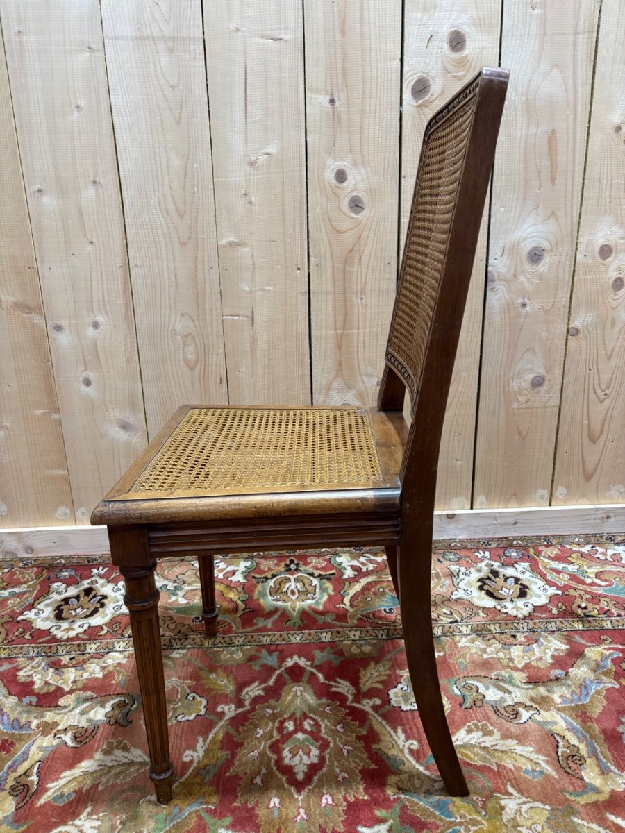 Set Of 6 Louis XVI Style Chairs-photo-2