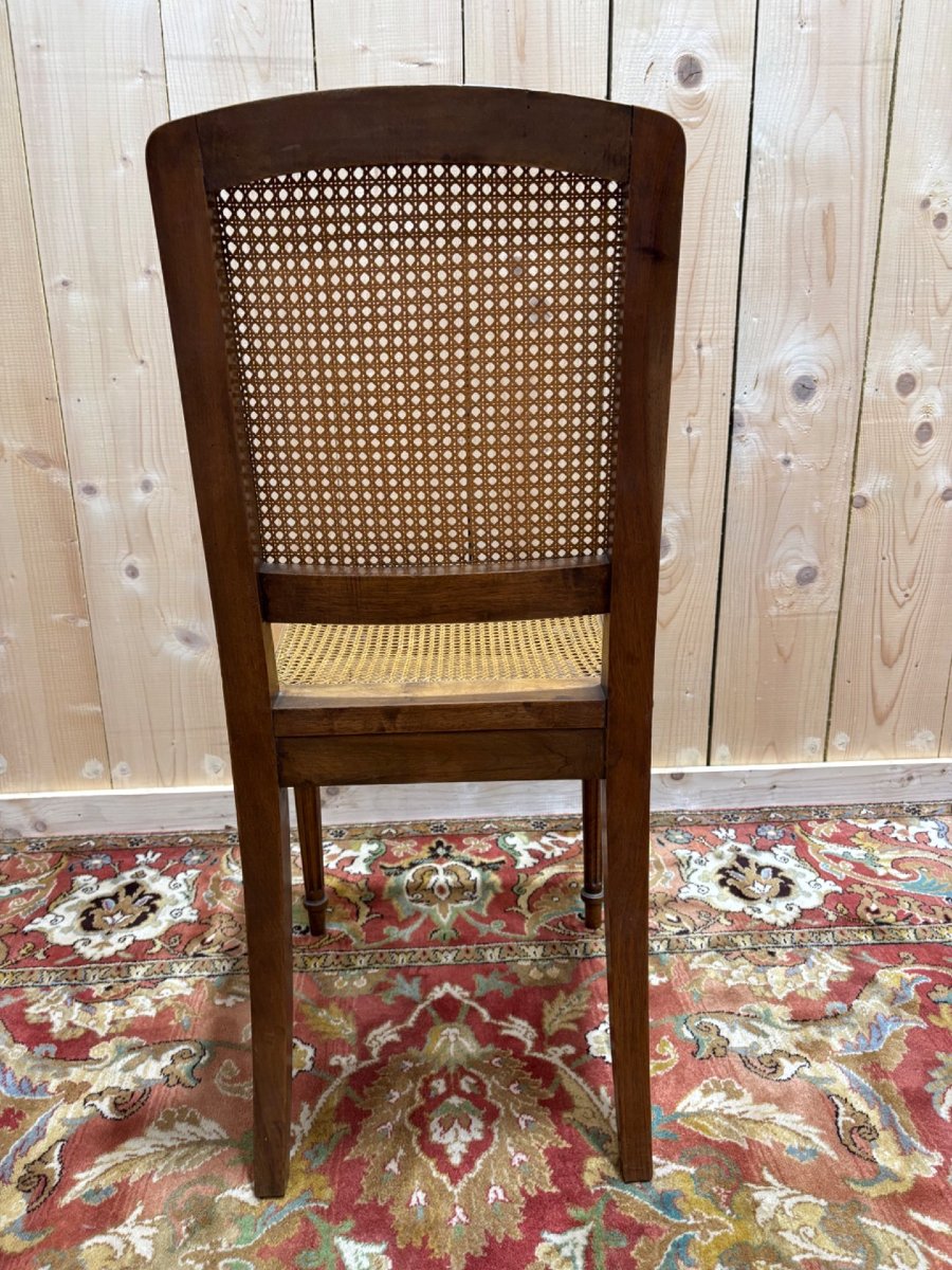 Set Of 6 Louis XVI Style Chairs-photo-3