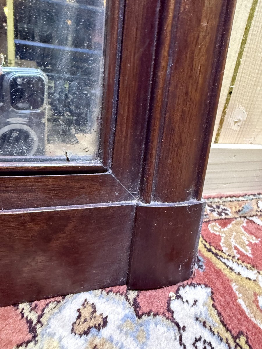 Art Deco Period Walnut Mirror-photo-2