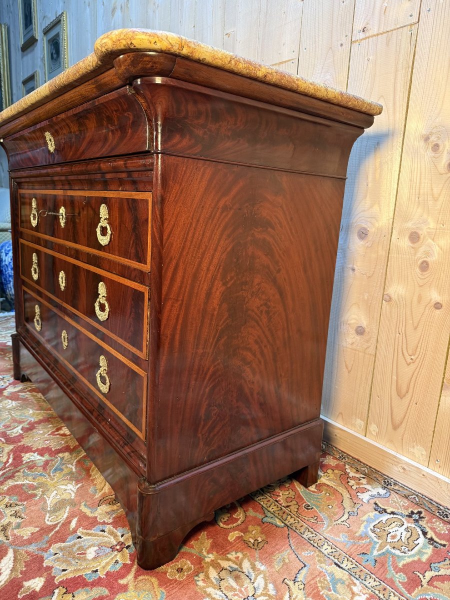 Louis Philippe Period Mahogany Chest Of Drawers-photo-2
