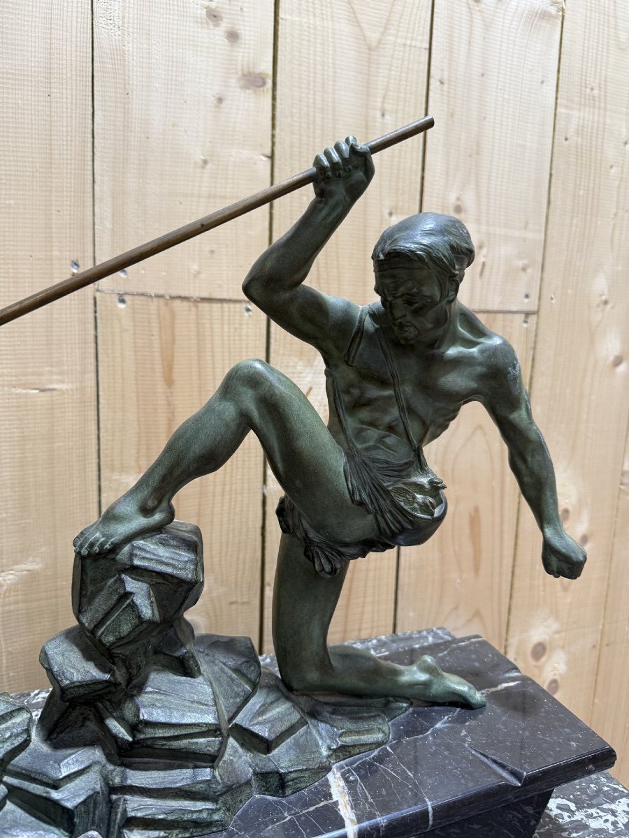 Regule Déco "man Hunting An Eagle"-photo-2