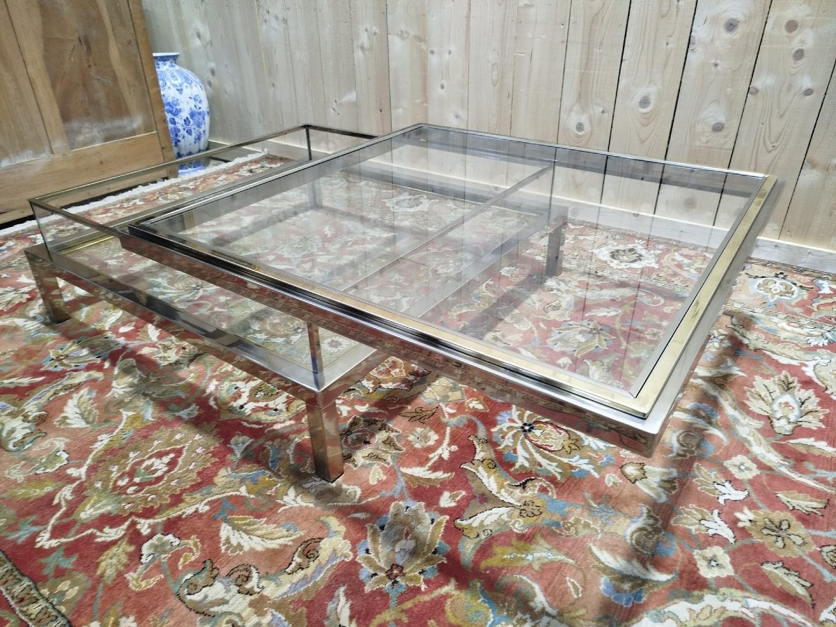 Glass Coffee Table By Willy Rizzo-photo-1