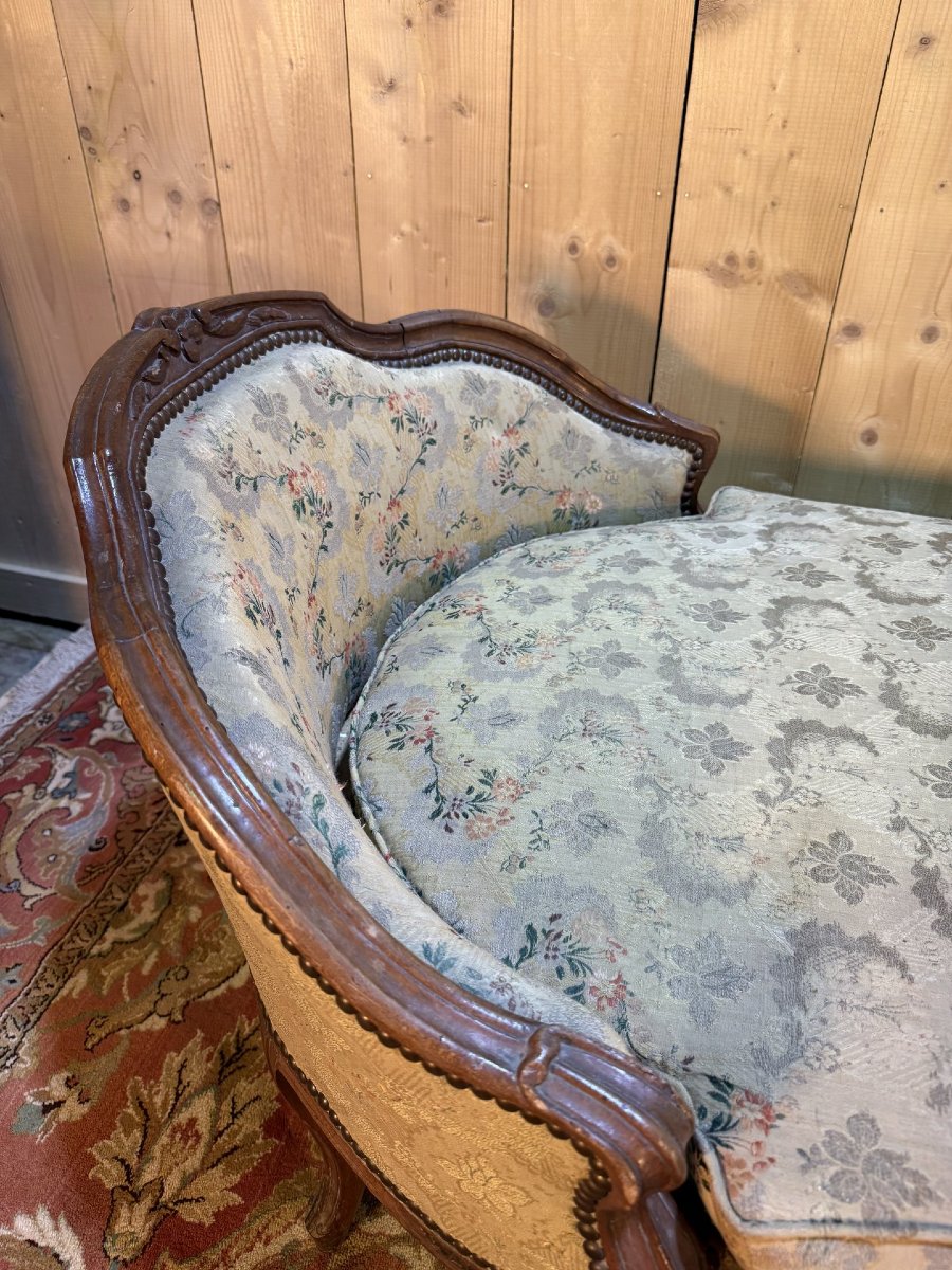 Duchess On A Boat - Louis XV Period Chaise Longue-photo-6