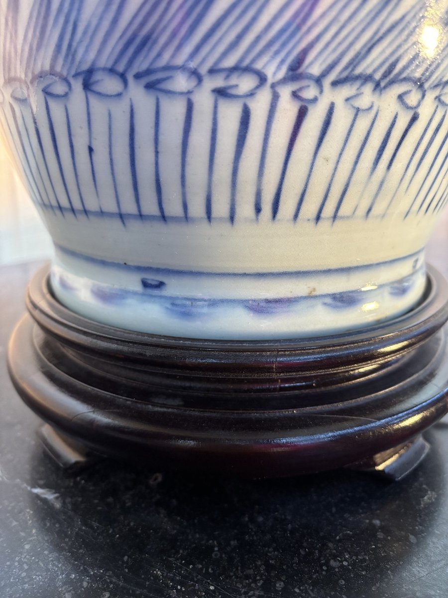 Lampe en porcelaine émaillée-photo-7