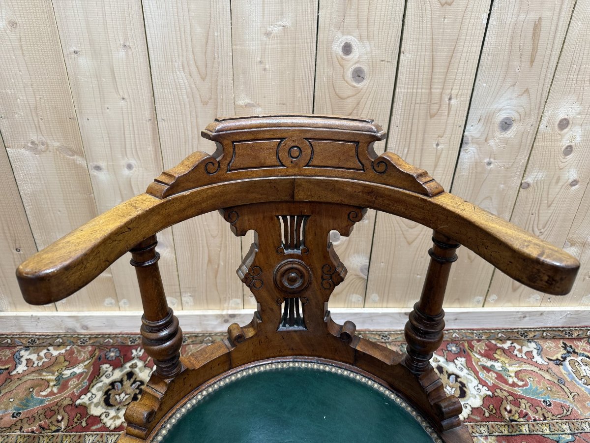 Napoleon III Walnut Office Chair-photo-2