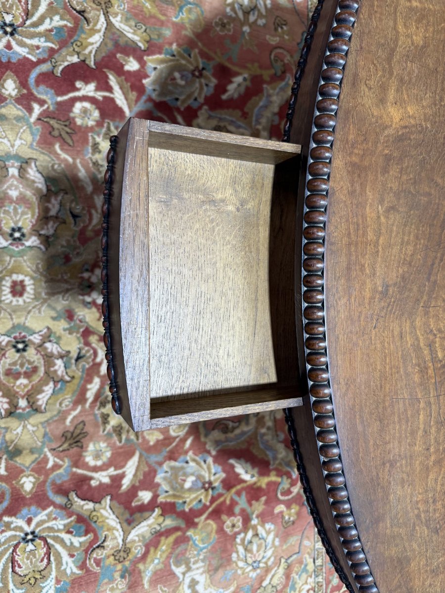 Guéridon oval époque Napoléon III-photo-5