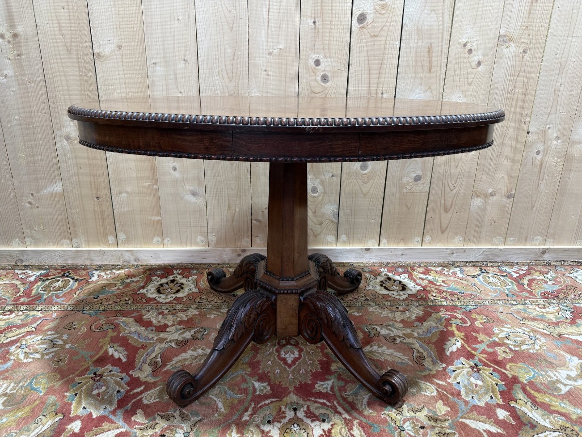 Guéridon oval époque Napoléon III