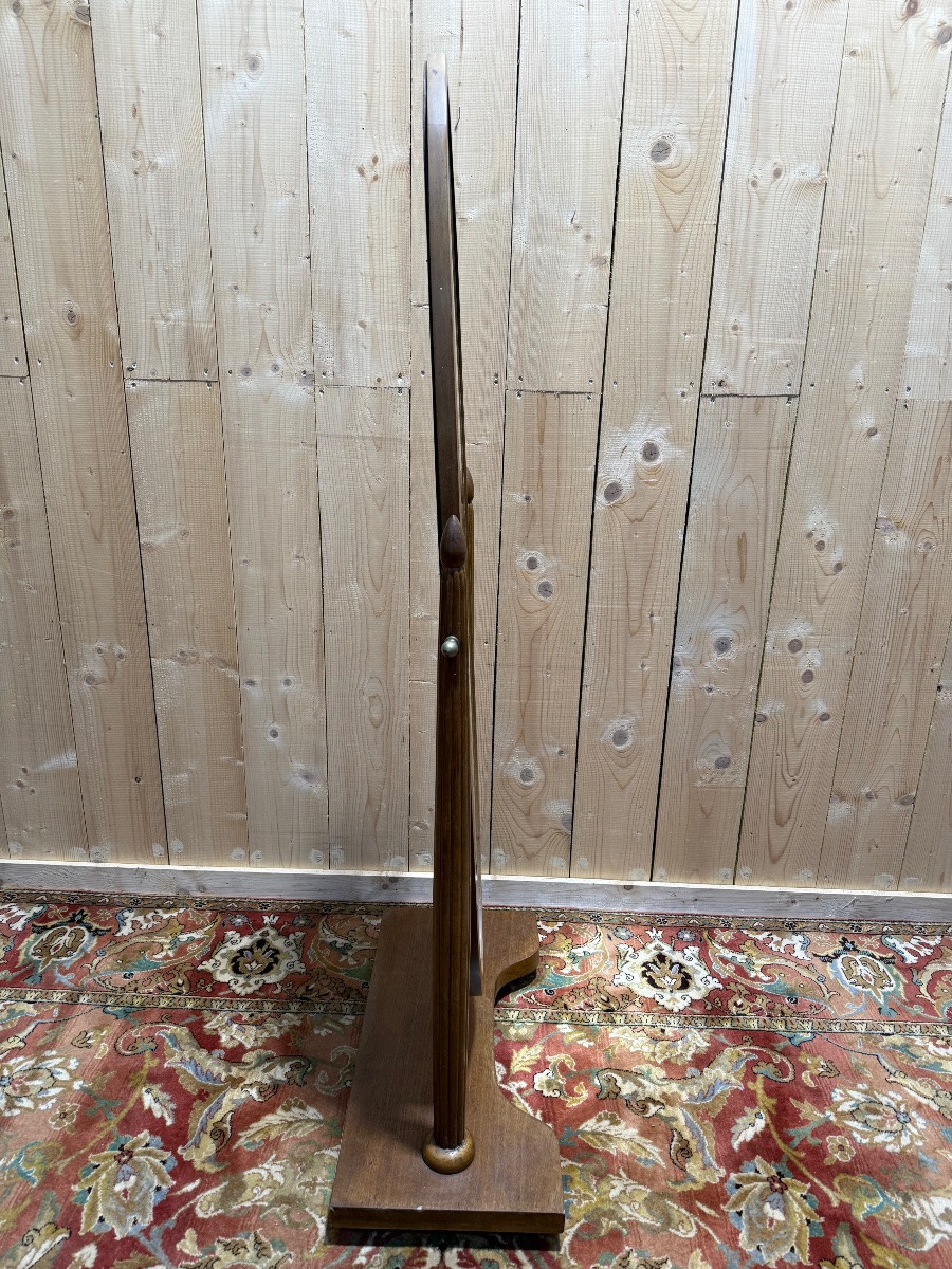 Mirror - Art Deco Cheval Glass With Beveled Glass-photo-4
