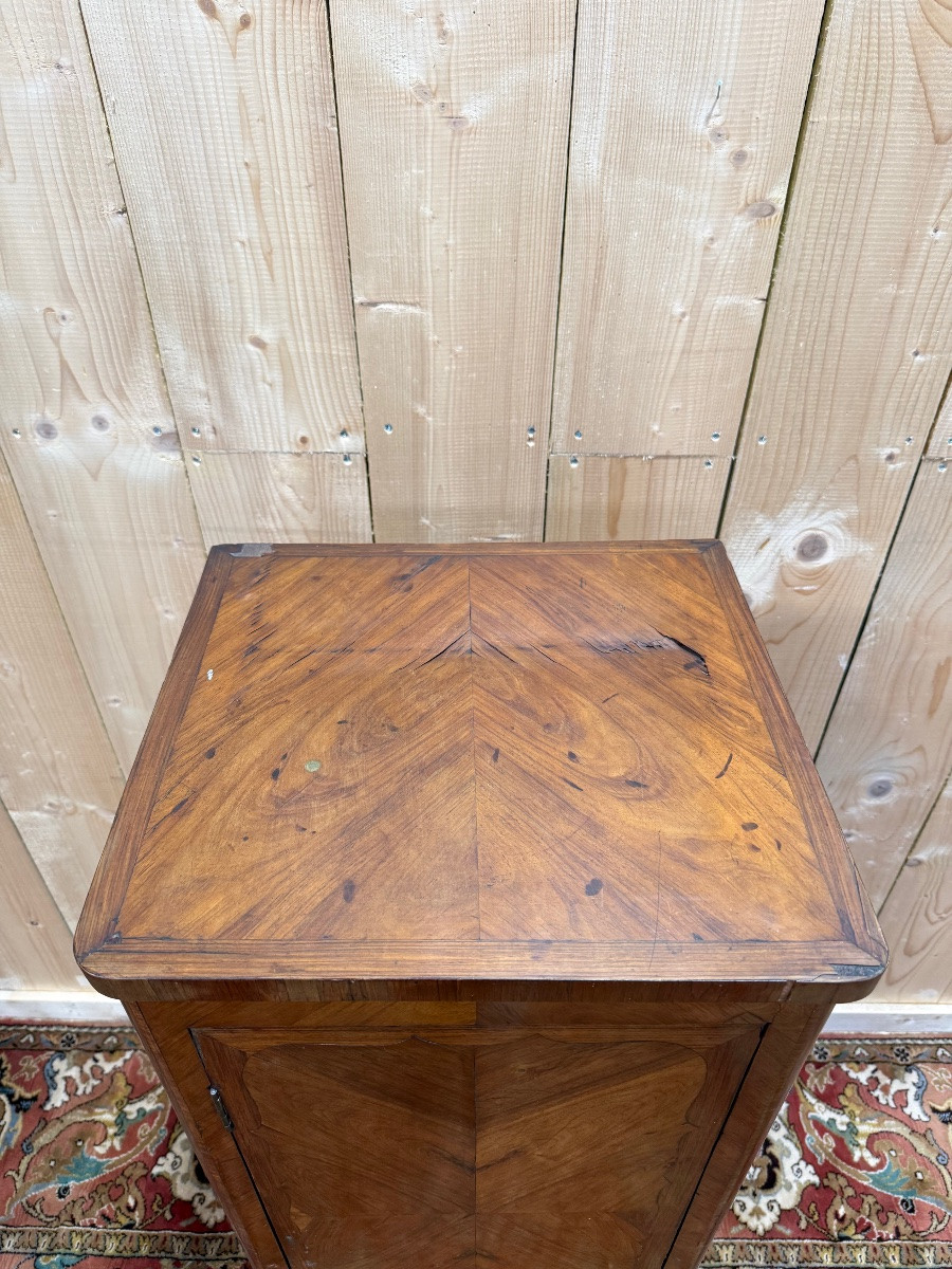 Armoirette - Bonnetière  en marqueterie de style Transition-photo-2